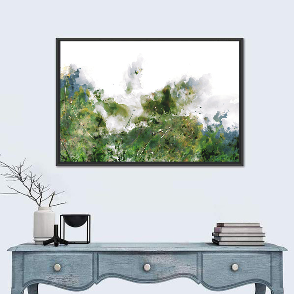 Wildflower Meadow Watercolor Wall Art