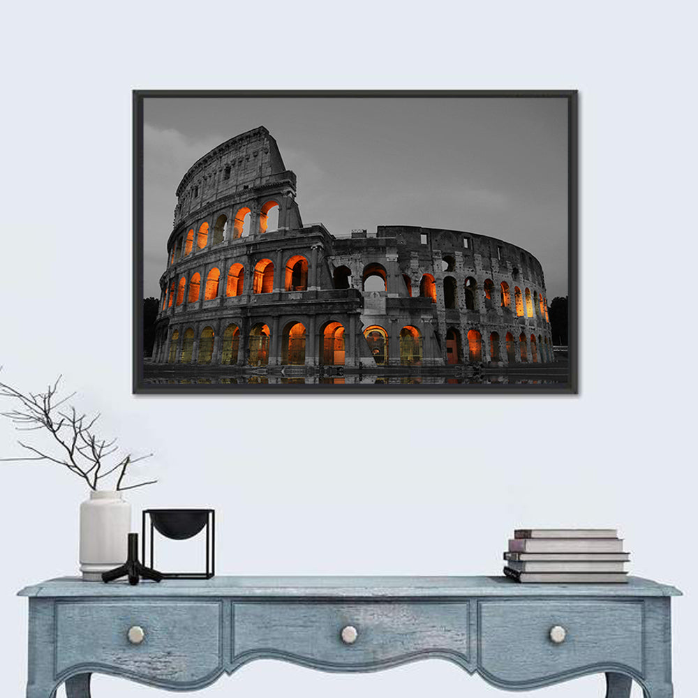 Colosseum at Dusk, Rome Wall Art