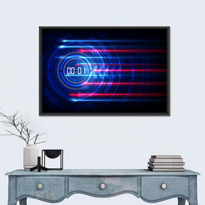 Digital Timer Concept Wall Art