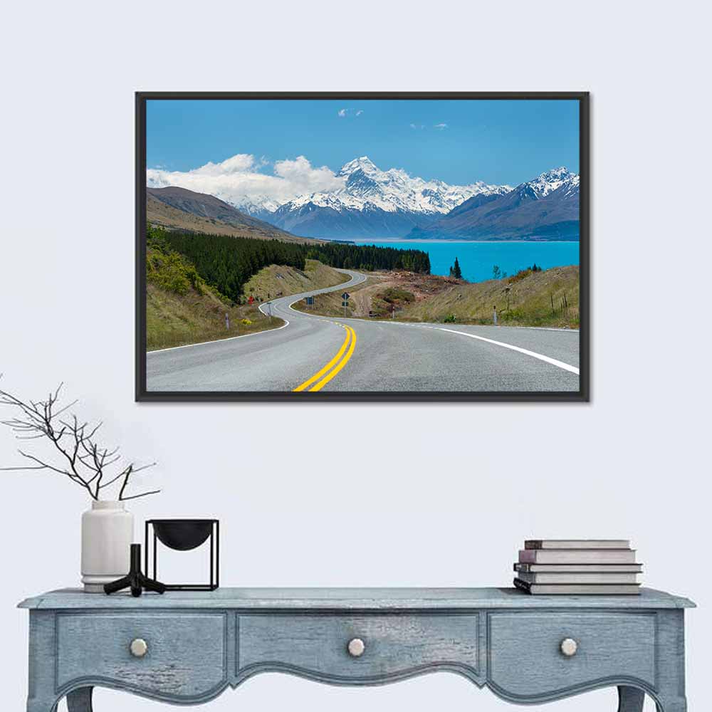 Road to Aoraki Mount Cook Wall Art