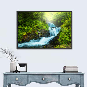 Creek In Forest Wall Art