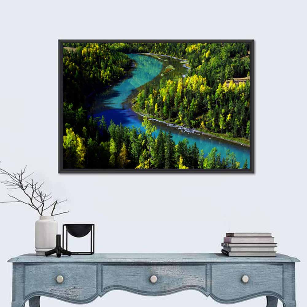 Moon Bay at Kanak Lake Wall Art