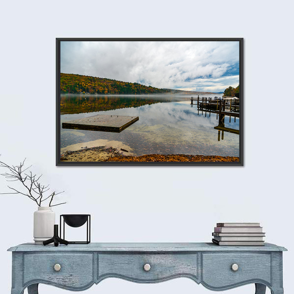 Lake Squam, New Hampshire Wall Art in a room, landscape