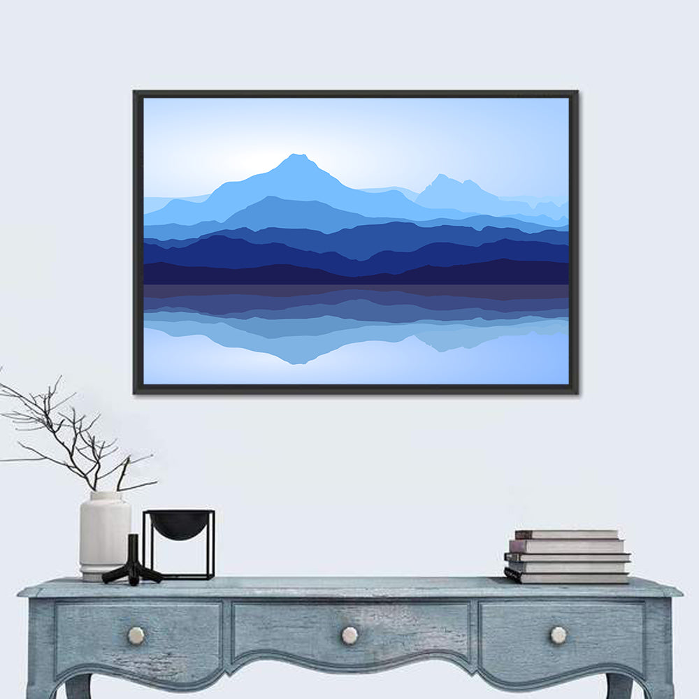 Blue Mountains Reflection Wall Art