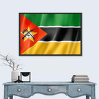 Mozambique National Flag Wall Art
