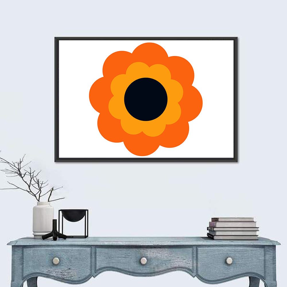 Geometric Sunflower Study Wall Art