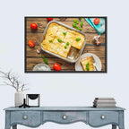 Rustic Homemade Lasagna Wall Art