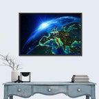 Europe at Night Wall Art