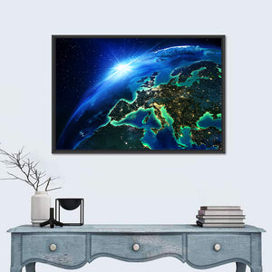 Europe At Night Wall Art