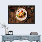 Bruschetta Salmon and Avocado Breakfast Wall Art