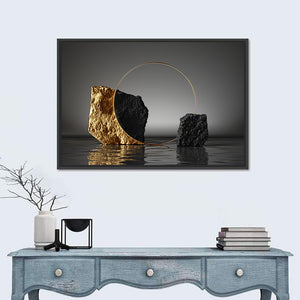 3D Cobblestones Abstract Wall Art