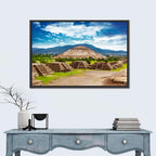 Teotihuacan Pyramid Ruins Wall Art
