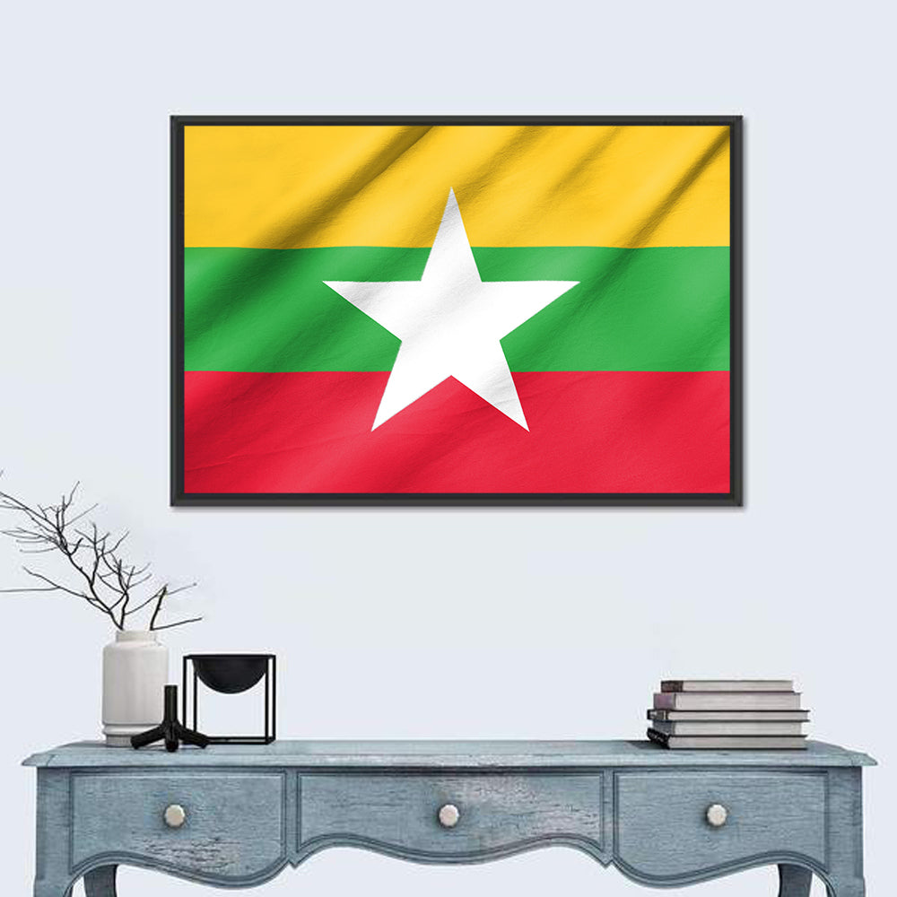 Flag Of Myanmar Wall Art