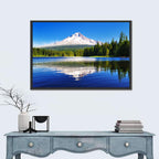 Mount Hood Reflection at Trillium Lake Wall Art