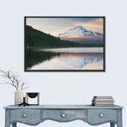 Mount Hood Over Trillium Lake Wall Art