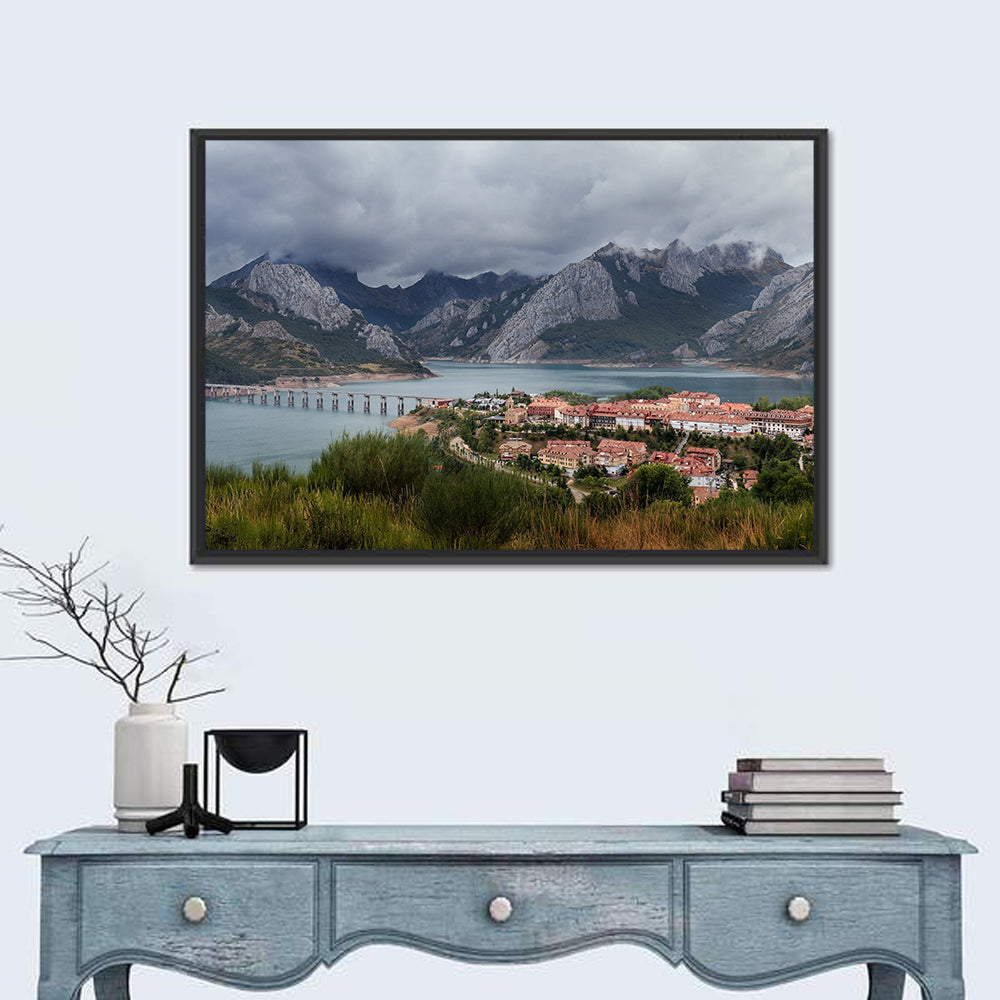 Riaño Summer Storm Wall Art in a room, landscape