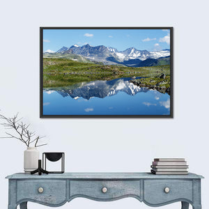 Mountain Lake In Jotunheimen National Park Wall Art