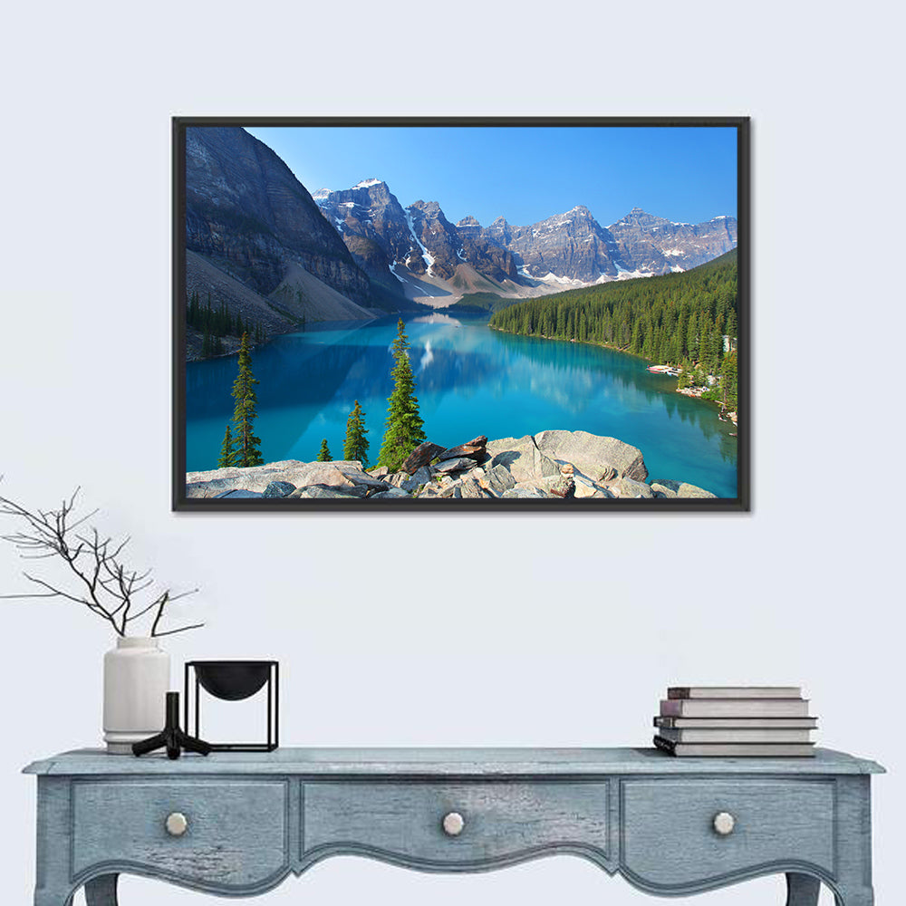 Moraine Lake in the Canadian Rockies Wall Art