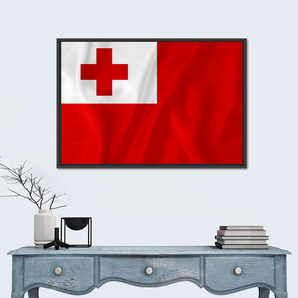 Tonga National Flag Wall Art