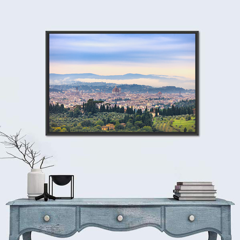 Florence Cathedral Dome View Wall Art