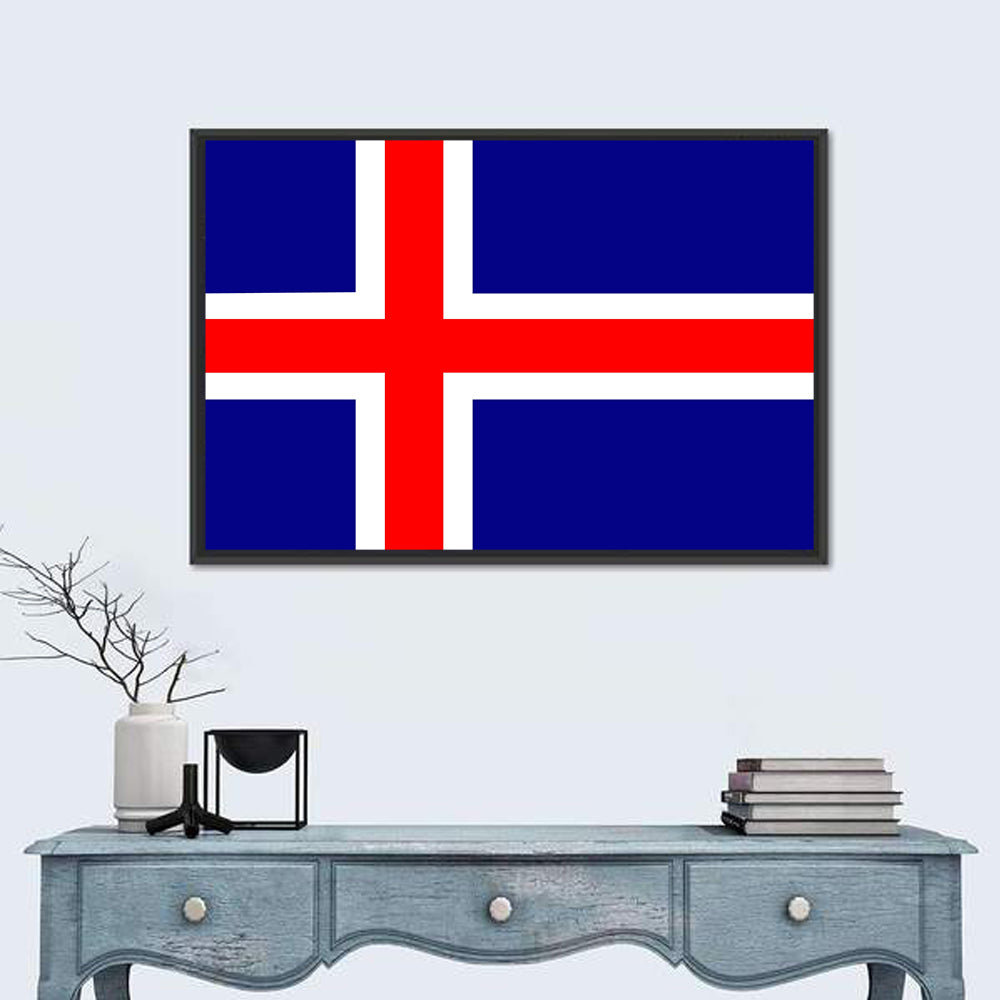 Icelandic Flag, Nordic Cross Wall Art