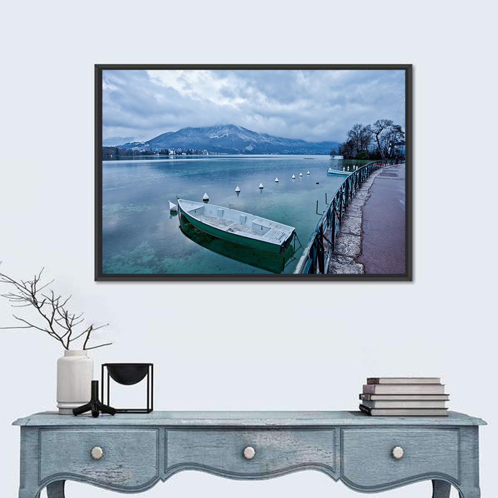 Lake Annecy Promenade View Wall Art