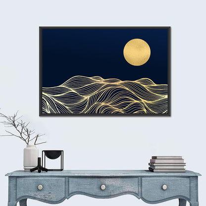 Scenic Mountain Abstract Wall Art