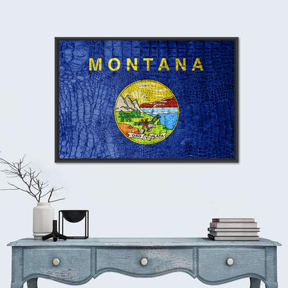 Montana State Flag Wall Art