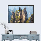 Zhangjiajie Sandstone Pillars Wall Art
