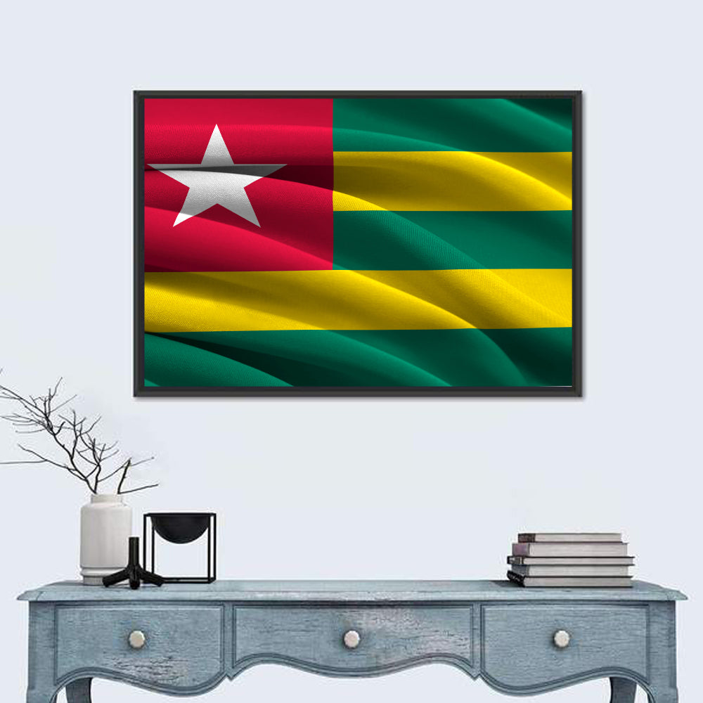 Togolese Flag Wall Art