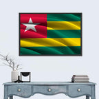Togolese Flag Wall Art