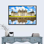 Château De Chambord Reflection Wall Art