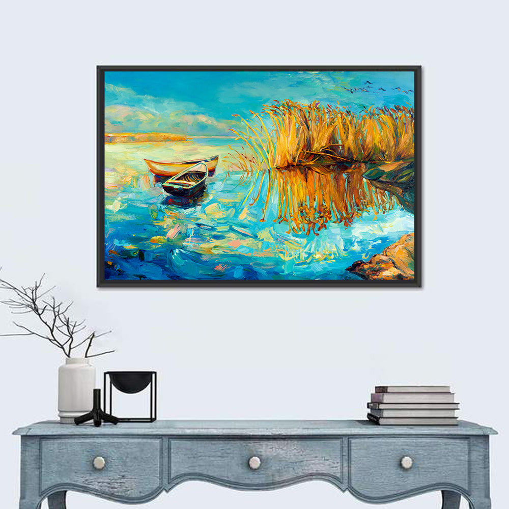 Lake and Fern Wall Art