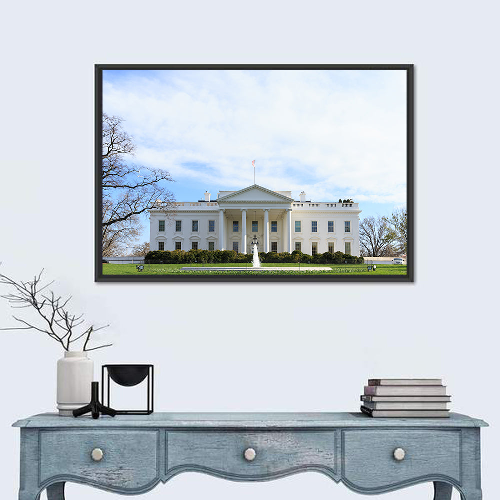 The White House, Washington D.c. Wall Art in a room, landscape