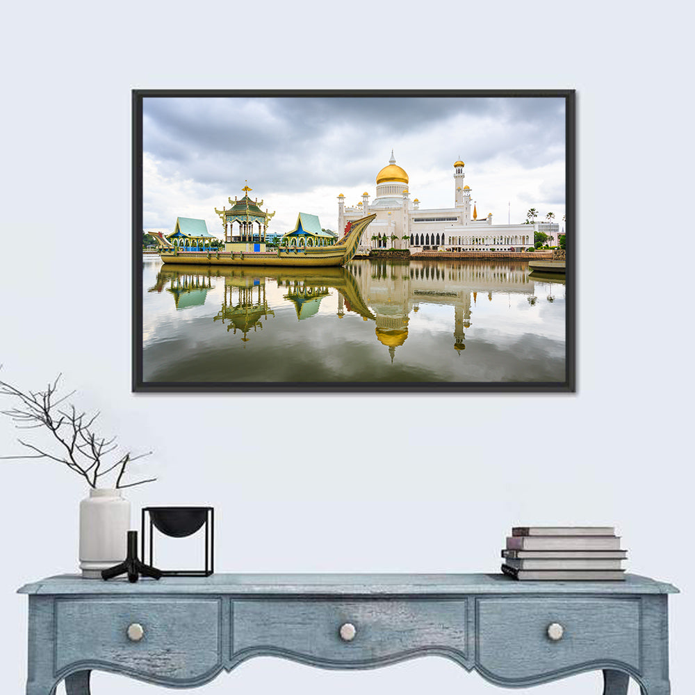 Sultan Omar Ali Saifuddin Mosque Wall Art in a room, landscape