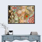 Vintage Scrapbook Collage Wall Art