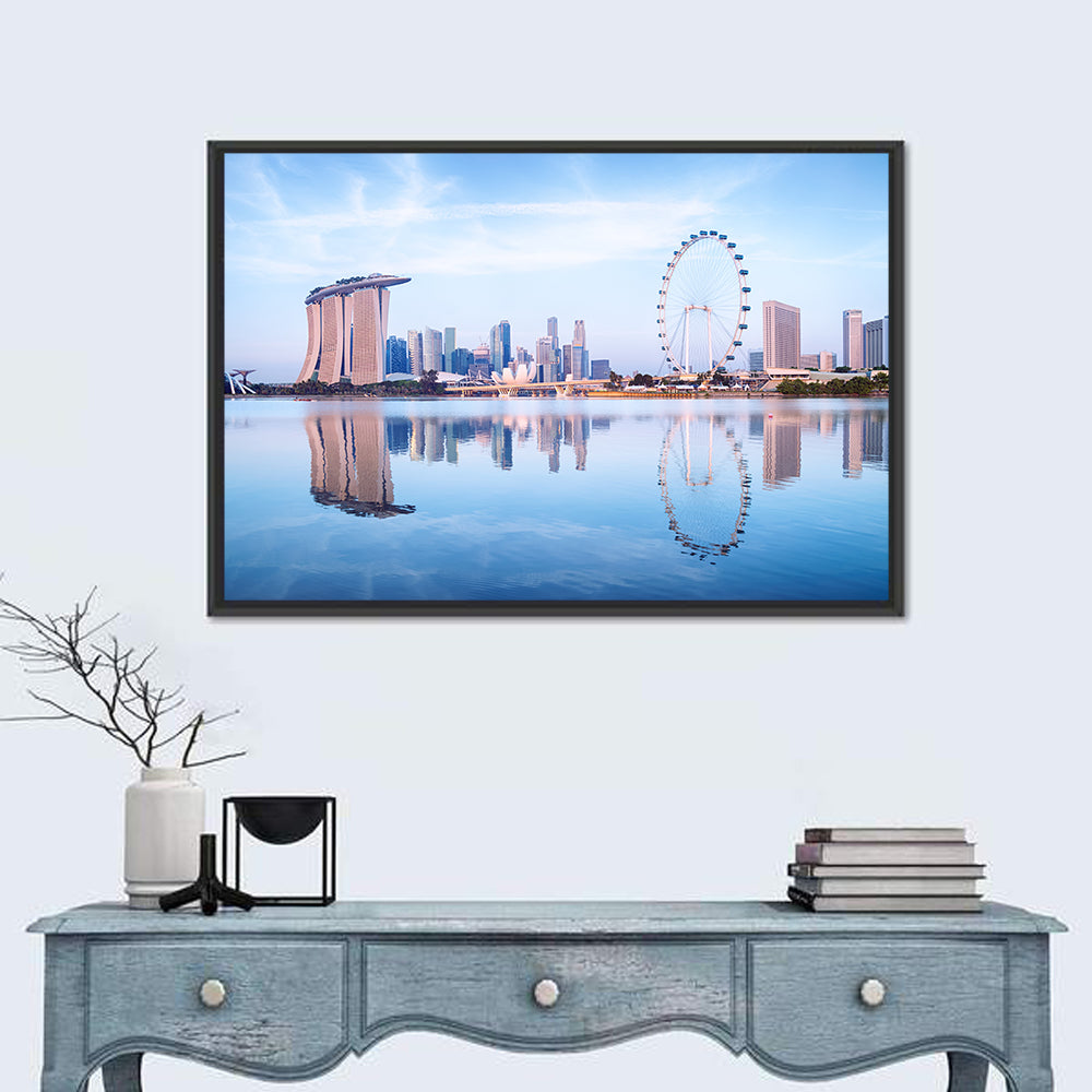 Singapore Marina Bay Skyline Wall Art