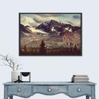 Denali Highway Mountain View Wall Art