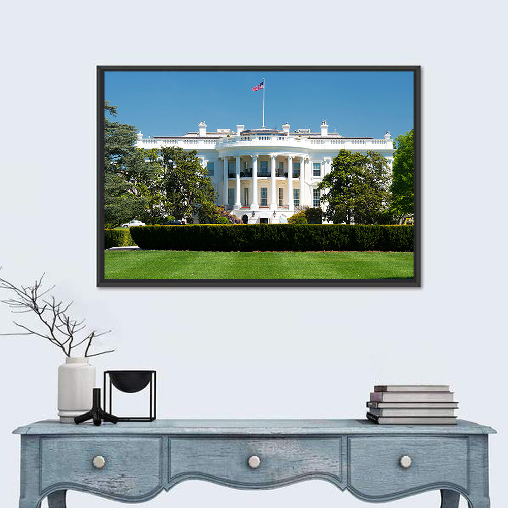 White House Closeup Wall Art in a room, landscape