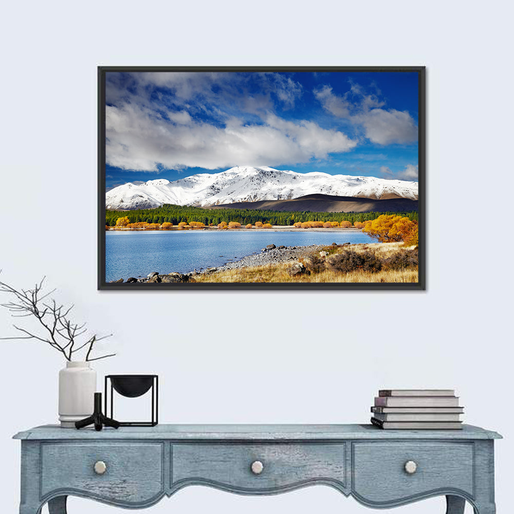 Lake Tekapo Autumn View Wall Art