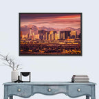 Las Vegas Strip Sunset Skyline Wall Art