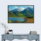 Snow-capped Peaks Over Twin Lakes Colorado Wall Art