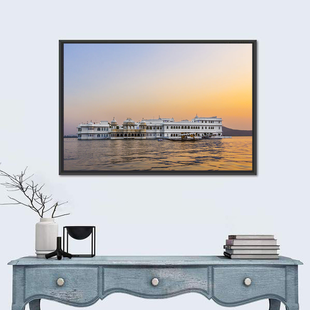 Taj Lake Palace, Udaipur Wall Art in a room, landscape