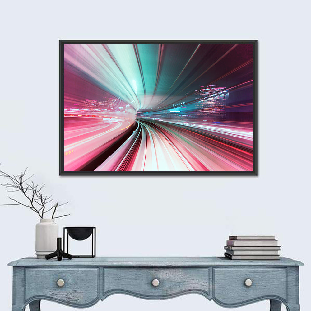 Automated Guideway Train Japan Wall Art in a room, landscape