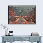 St. Johns Bridge at Dusk Wall Art