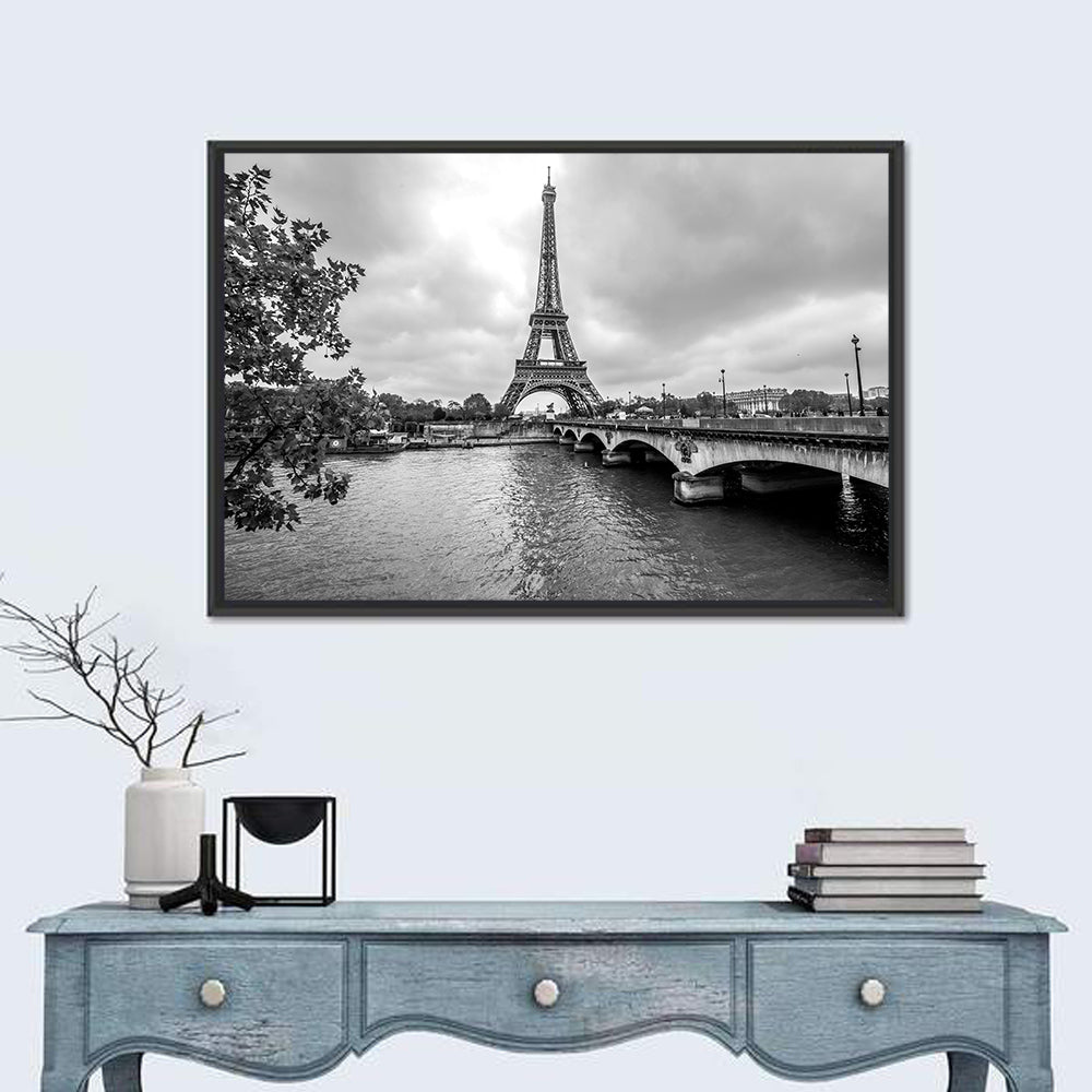 Eiffel Tower from the Seine Wall Art