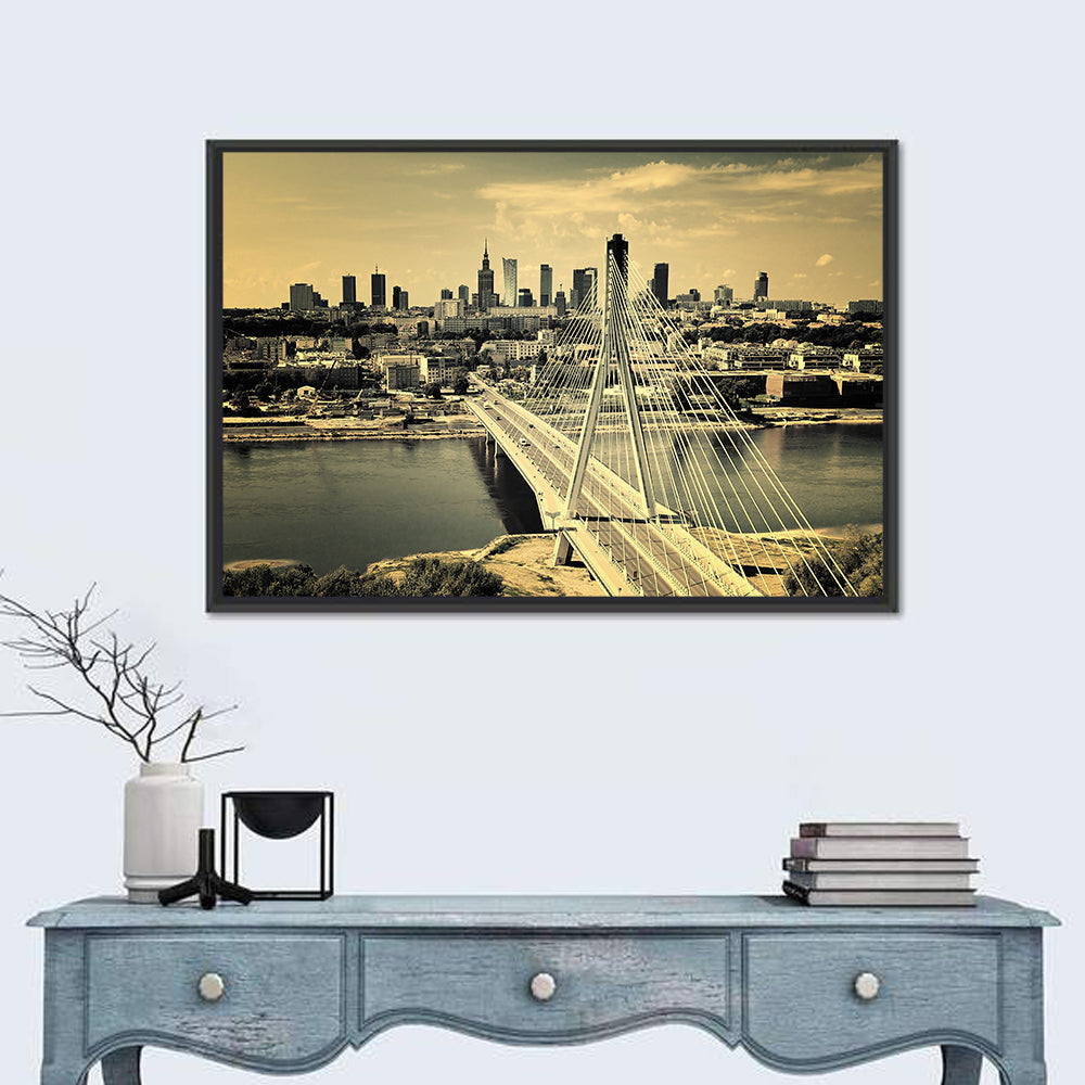 Warsaw Bird's-eye View Wall Art