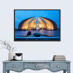 Pakistan Monument at Blue Hour Wall Art