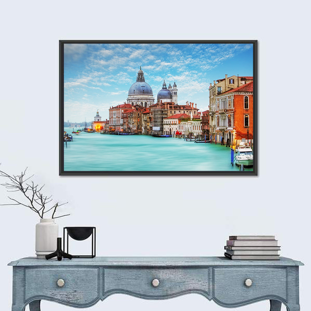 Grand Canal Santa Maria Della Salute Wall Art in a room, landscape
