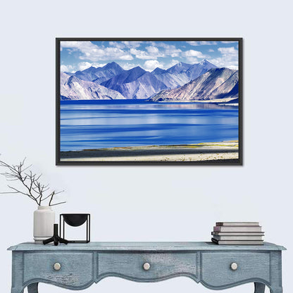 Mountains & Pangong Tso Lake Wall Art